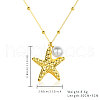 Stainless Steel Gold Cross Star Necklaces WJ2028-2-2