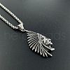 Vintage Native American Stainless Steel Pendant Unisex Necklaces TX4211-1