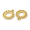 Ion Plating(IP) 304 Stainless Steel Charms STAS-J042-14G-2