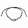 Adjustable Nylon Thread Braided Bead Bracelets Sets BJEW-JB05590-4