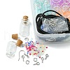DIY Wish Bottle Earring Necklace Making Kit DIY-FS0005-52-3