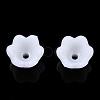 Opaque Acrylic Flower Bead Caps SACR-Q099-M45A-3