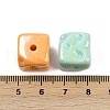 Opaque Acrylic Beads OACR-C022-17-3