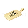 304 Stainless Steel Enamel Pendants STAS-Z126-01G-2