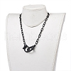 Personalized ABS Plastic Cable Chain Necklaces NJEW-JN03310-02-4