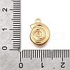 Ocean Theme Brass Charms KK-C096-13C-G-3
