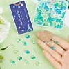 SUNNYCLUE 150Pcs 5 Color Transparent Glass Beads GGLA-SC0001-58-3
