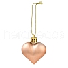 Valentine's Day Electroplate Plastic Heart Pendants Decorations KY-D020-02D-1