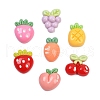 Fruit Theme Opaque Resin Cabochons CRES-C016-01-1