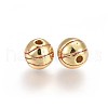 Brass Enamel Beads KK-L179-07G-2