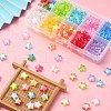 260~300pcs 10 Colors Eco-Friendly Transparent Acrylic Beads TACR-YW0001-66-6