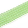 Transparent Glass Beads Strands GLAA-T032-T4mm-MD17-1