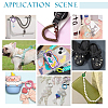   24Pcs 12 Colors Zinc Alloy Spring Gate Rings FIND-PH0017-35-6