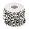 Tarnish Resistant 304 Stainless Steel Figaro Chains STAS-B041-12P-2