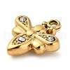 304 Stainless Steel Crystal Rhinestone Pendants STAS-P385-05A-D-2