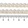 Baking Painted Electroplate Glass Beads Strands GLAA-G120-01F-4