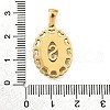 Golden 304 Stainless Steel Pendants STAS-K300-02G-S-3