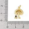 Rack Plating Brass Micro Pave Cubic Zirconia Pendants KK-R166-02G-02-3