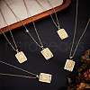 Beebeecraft 1Pc Brass Pendants NJEW-BBC0001-18C-4
