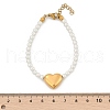 Plastic Imitation Pearl Beads Bracelets for Women BJEW-M056-10G-05-4