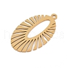 201 Stainless Steel Pendants STAS-Z109-11G-1-2