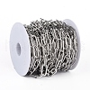 Tarnish Resistant 304 Stainless Steel Paperclip Chains CHS-D027-02P-4