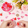 SUNNYCLUE 100Pcs 5 Colors Opaque & Transparent Acrylic Beads MACR-SC0001-78-3