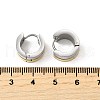304 Stainless Steel Two Tone Hoop Earrings EJEW-D308-14PG-5