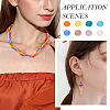 8 Strand 8 Colors Electroplate Glass Beads Strands EGLA-TA0001-49B-7