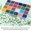 AHADERMAKER Electroplate Glass Beads Strands EGLA-GA0001-21A-4