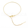 Brass Slider Bracelet/Bolo Bracelet Making BJEW-Z008-04G-1