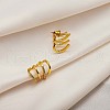 Crystal Rhinestone Claw Stud Earrings JE918B-3