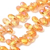 Electroplate Glass Beads Strands EGLA-B006-01A-HR01-1