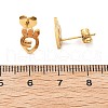 304 Stainless Steel Stud Earrings EJEW-I317-01G-5