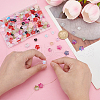 ARRICRAFT 200Pcs 2 Styles Transparent Glass Beads GLAA-AR0001-72-3