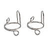 Non-Tarnish Plating(IP) 304 Stainless Steel Arch Adjustable Ring for Unisex RJEW-H230-03P-1