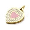 304 Stainless Steel Enamel Charms STAS-E550-47G-2