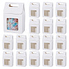 Rectangle Paper Gift Bags with Window CON-WH0088-85C-1