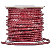 SUNNYCLUE 1 Roll Round Braided Cowhide Cords WL-SC0001-01A-1