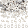 SUNNYCLUE 200Pcs 316 Surgical Stainless Steel Chain Tabs STAS-SC0008-77-1