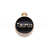 Alloy Enamel Pendants X-ENAM-S124-01B-08C-3