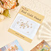 Beebeecraft 12Pcs 3 Style Flat Round Brass Micro Clear Cubic Zirconia Stud Earring Findings KK-BBC0012-71-6
