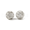 Polymer Clay Rhinestone Beads RB-C1438-12mm-A01-3