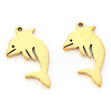 PVD Vacuum Plating 304 Stainless Steel Pendants STAS-N092-25G-2
