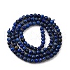 Natural Lapis Lazuli Beads Strands G-L621-B10-4mm-AB-3