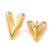 304 Stainless Steel Stud Earrings EJEW-S230-03G-2