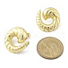 Brass Stud Earrings for Women EJEW-U035-02G-5