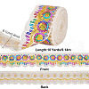 Polyester Rainbow Paillette Lace Ribbon DIY-WH0632-66A-2