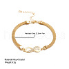 Infinity Alloy Crystal Rhinestone Anklets WG7E5F4-02-2