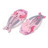 Baking Painted Iron Snap Hair Clips PHAR-B0002-27C-1